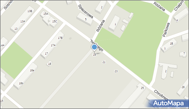 Borne Sulinowo, Króla Bolesława Chrobrego, 19, mapa Borne Sulinowo