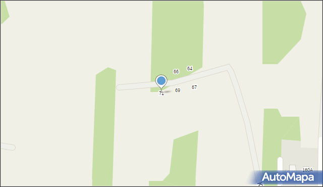 Borzęcin Mały, Krokusowa, 71, mapa Borzęcin Mały