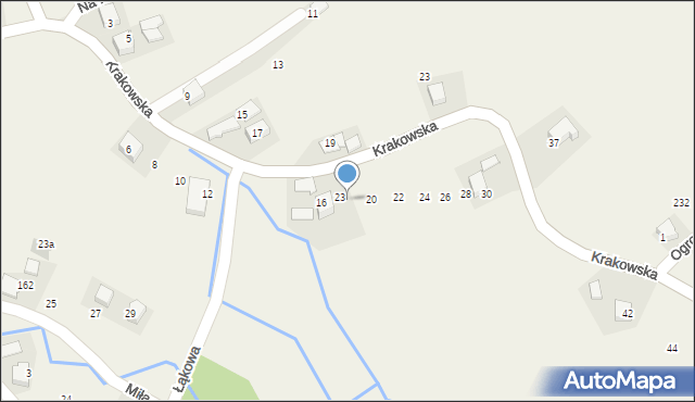 Brzoskwinia, Krakowska, 18, mapa Brzoskwinia