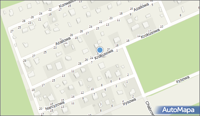 Bukowiec, Krokusowa, 5, mapa Bukowiec