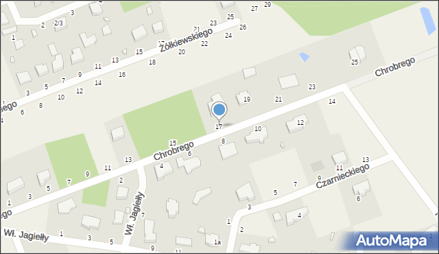 Bukowiec, Króla Bolesława Chrobrego, 17, mapa Bukowiec