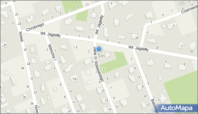 Bukowiec, Króla Jana III Sobieskiego, 1, mapa Bukowiec