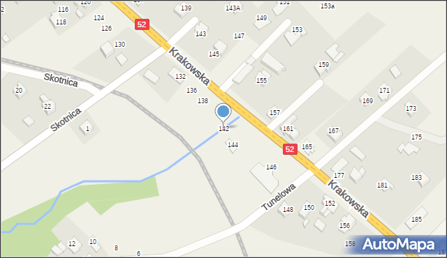 Bulowice, Krakowska, 142, mapa Bulowice