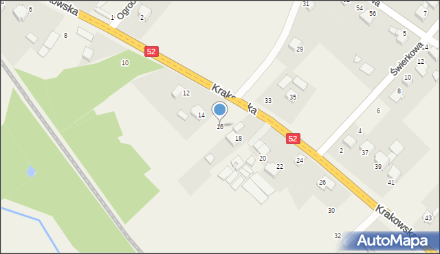 Bulowice, Krakowska, 16, mapa Bulowice