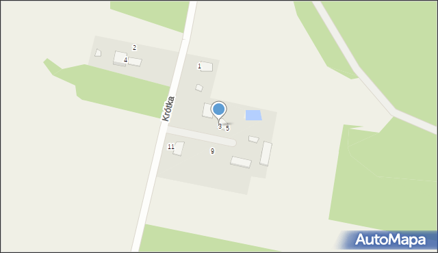 Bystrzanów, Krótka, 3, mapa Bystrzanów