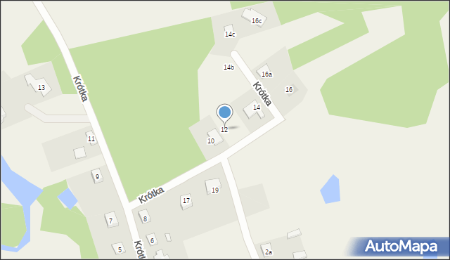 Bytonia, Krótka, 12, mapa Bytonia