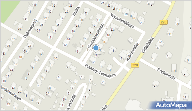 Bytów, Kruczkowskiego Kazimierza, 4, mapa Bytów