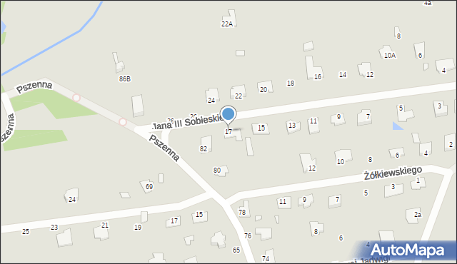 Chełm, Króla Jana III Sobieskiego, 17, mapa Chełma