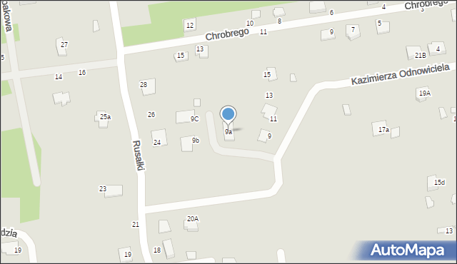 Chełm, Króla Władysława Jagiełły, 9a, mapa Chełma