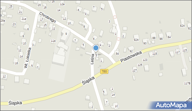 Chełmek, Króla Bolesława Chrobrego, 3, mapa Chełmek