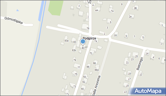 Chełmek, Króla Bolesława Chrobrego, 81, mapa Chełmek