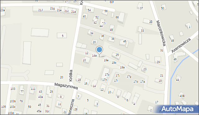 Chełmiec, Krótka, 16a, mapa Chełmiec