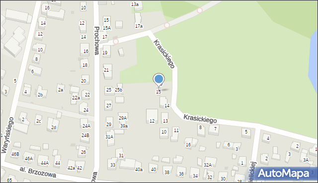 Chojnice, Krasickiego Ignacego, bp., 15, mapa Chojnic