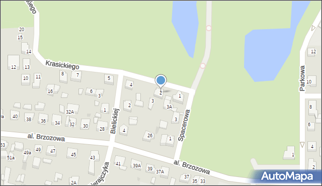 Chojnice, Krasickiego Ignacego, bp., 2, mapa Chojnic