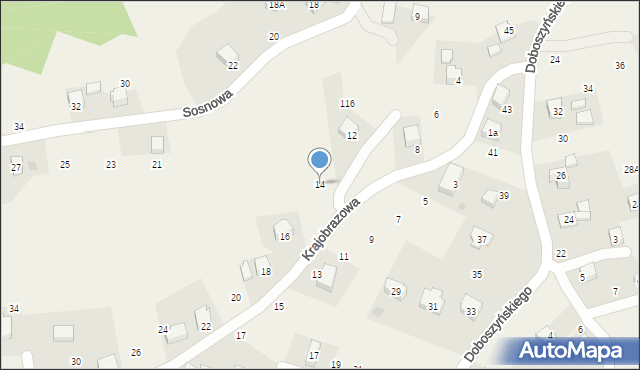 Chorowice, Krajobrazowa, 14, mapa Chorowice