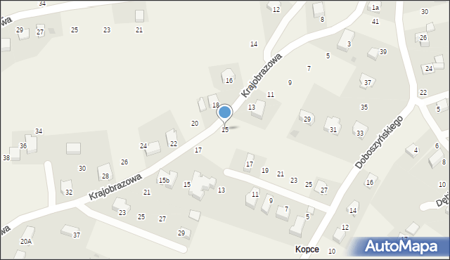 Chorowice, Krajobrazowa, 15, mapa Chorowice