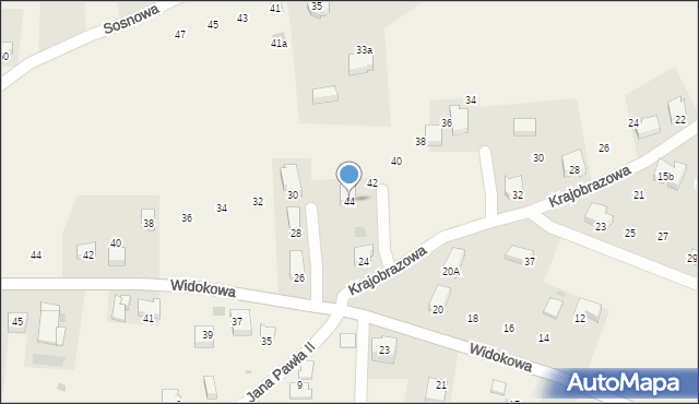 Chorowice, Krajobrazowa, 44, mapa Chorowice