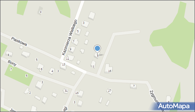 Chorzele, Króla Zygmunta III Wazy, 3, mapa Chorzele