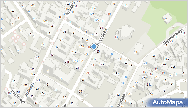 Chorzów, Króla Jana III Sobieskiego, 8a, mapa Chorzów