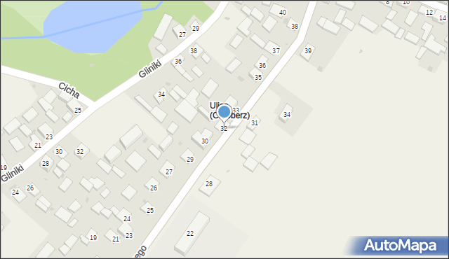 Chroberz, Króla Bolesława Chrobrego, 32, mapa Chroberz