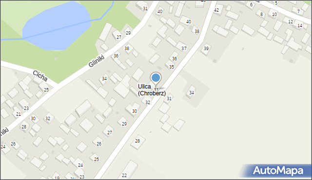 Chroberz, Króla Bolesława Chrobrego, 33, mapa Chroberz
