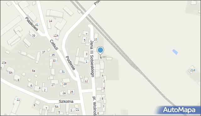 Chróścice, Króla Jana III Sobieskiego, 6, mapa Chróścice