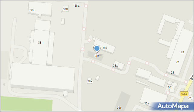 Chrzanów, Kroczymiech, 38t, mapa Chrzanów