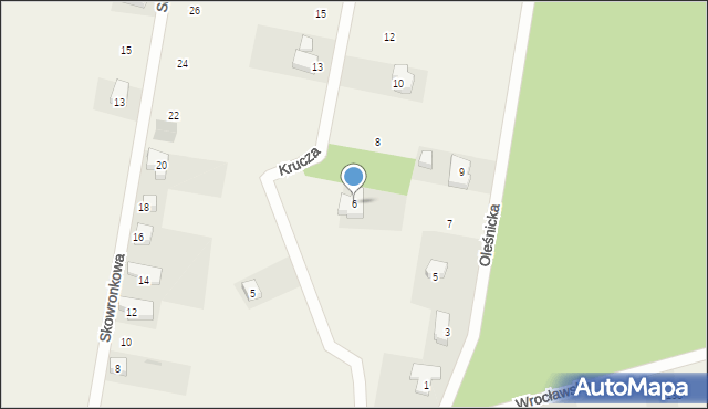 Chrząstawa Wielka, Krucza, 6, mapa Chrząstawa Wielka
