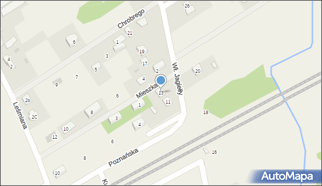 Chylice, Króla Władysława Jagiełły, 13, mapa Chylice