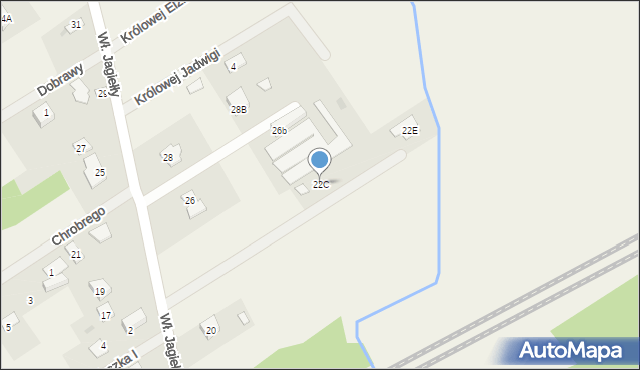 Chylice, Króla Władysława Jagiełły, 22C, mapa Chylice