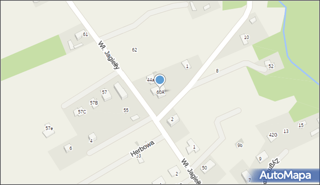 Chylice, Króla Władysława Jagiełły, 60A, mapa Chylice