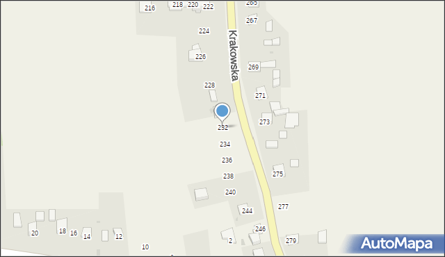 Cianowice, Krakowska, 232, mapa Cianowice