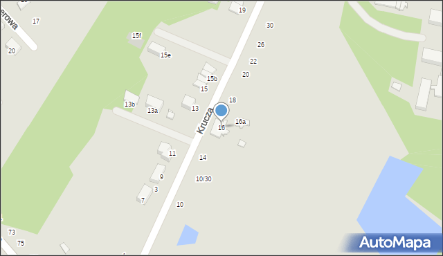 Ciechanów, Krucza, 16, mapa Ciechanów