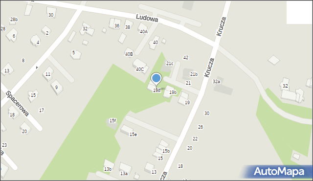 Ciechanów, Krucza, 19d, mapa Ciechanów