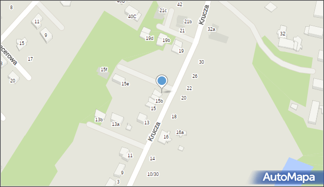 Ciechanów, Krucza, 5, mapa Ciechanów