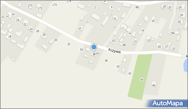 Cmolas, Krzywa, 36, mapa Cmolas