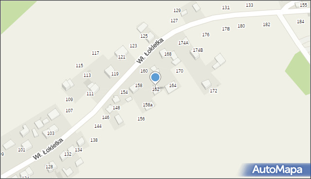 Czajowice, Króla Władysława Łokietka, 162, mapa Czajowice