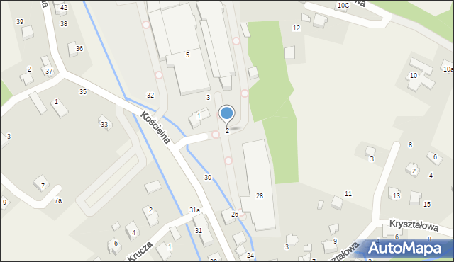 Czaniec, Krajobrazowa, 2, mapa Czaniec