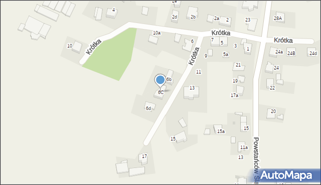 Czarków, Krótka, 6C, mapa Czarków