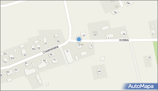 Czarże, Krótka, 2, mapa Czarże