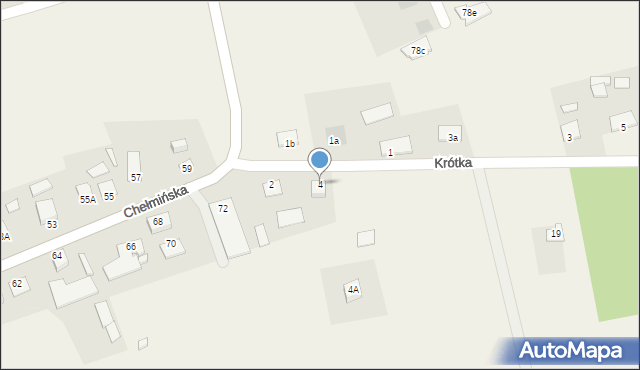 Czarże, Krótka, 4, mapa Czarże