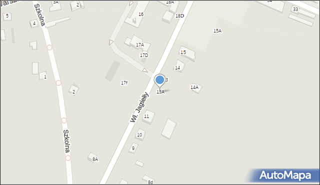 Czerwińsk nad Wisłą, Króla Władysława Jagiełły, 13A, mapa Czerwińsk nad Wisłą