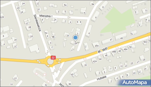 Człuchów, Króla Bolesława Chrobrego, 1A, mapa Człuchów