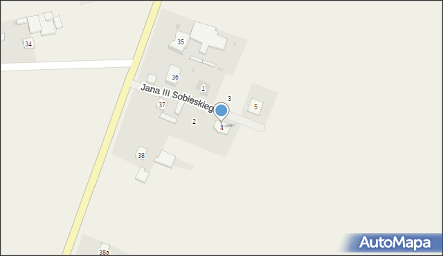 Czołowo, Króla Jana III Sobieskiego, 4, mapa Czołowo