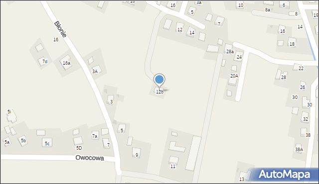Czudec, Kręta, 12b, mapa Czudec