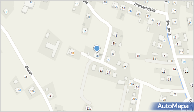 Czudec, Kręta, 16, mapa Czudec