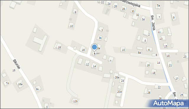 Czudec, Kręta, 5, mapa Czudec