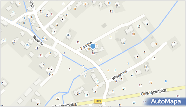 Czułówek, Króla Jana III Sobieskiego, 10, mapa Czułówek