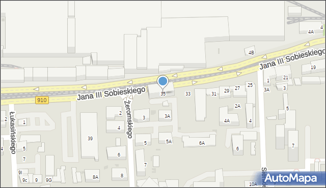 Dąbrowa Górnicza, Króla Jana III Sobieskiego, 35, mapa Dąbrowa Górnicza