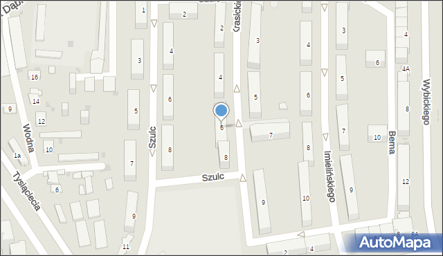 Dąbrowa Górnicza, Krasickiego Ignacego, bp., 6, mapa Dąbrowa Górnicza